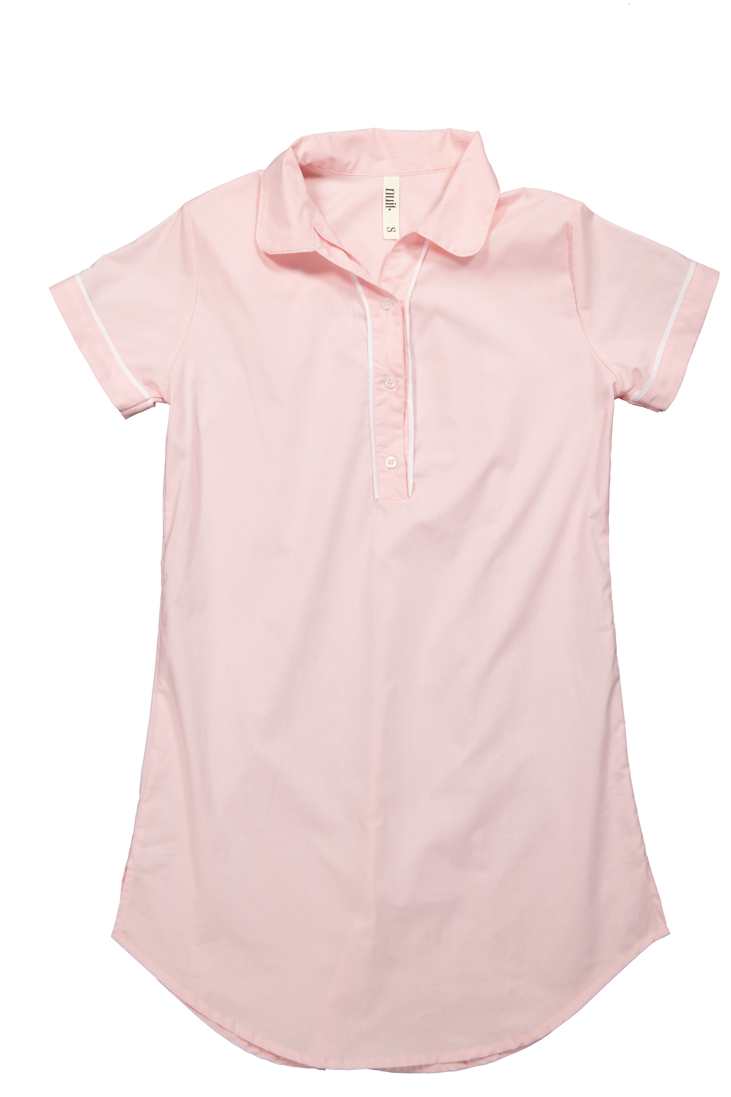 Vestido algodón rosé
