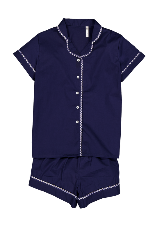 Conjunto clásico azul marino