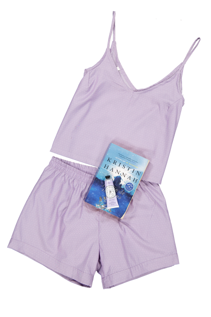 Conjunto tirantes Lavanda