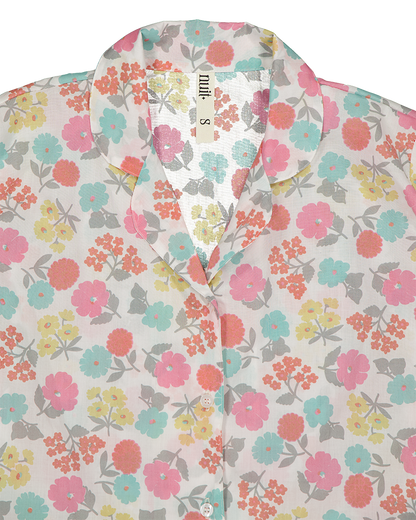 Conjunto clásico floral