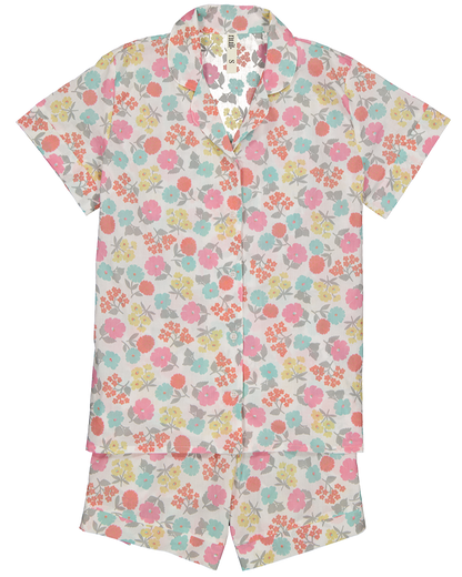 Conjunto clásico floral