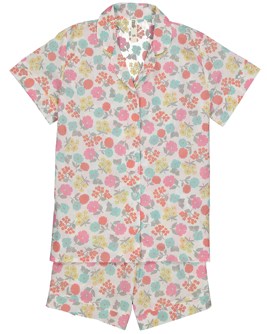 Conjunto clásico floral